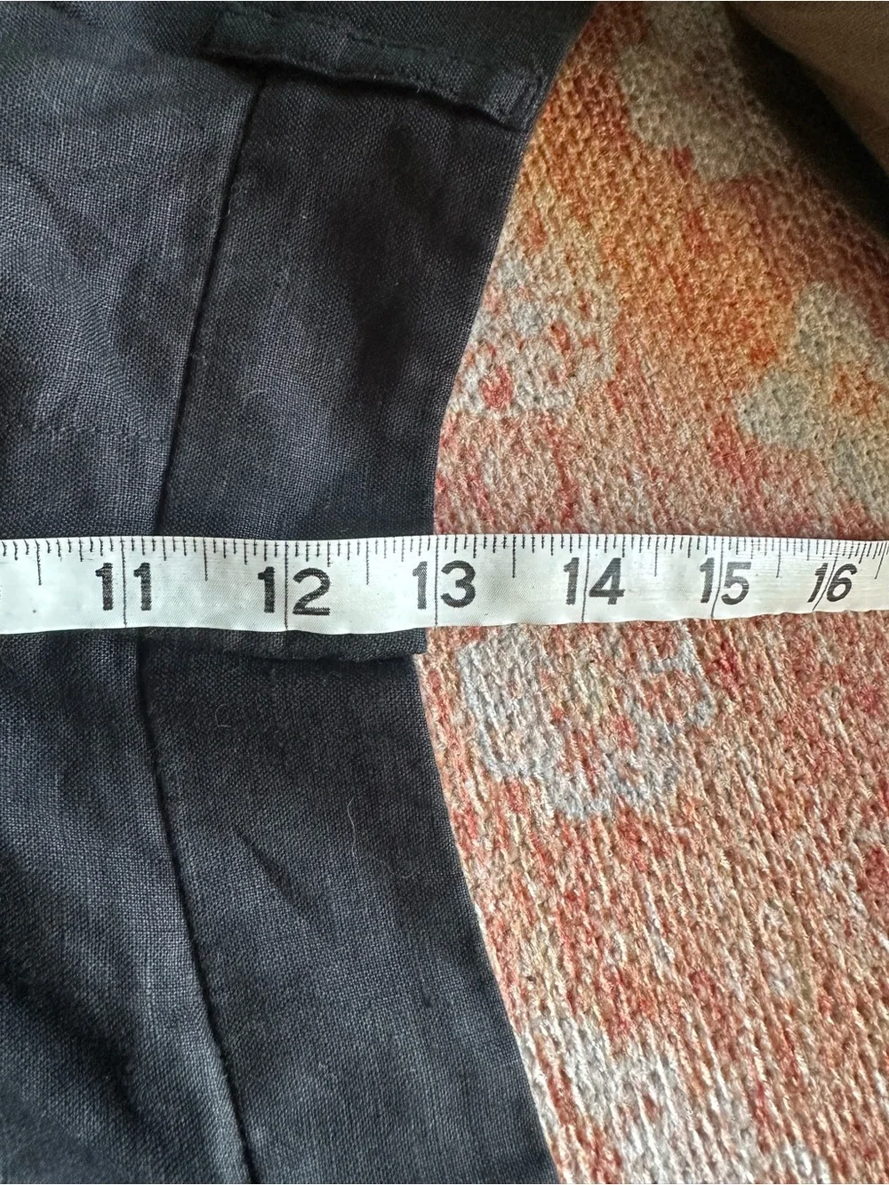 Quince 100% European Linen Pleated Trouser black size 10